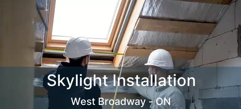  Skylight Installation West Broadway - ON