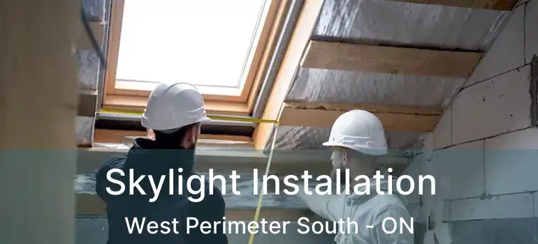  Skylight Installation West Perimeter South - ON