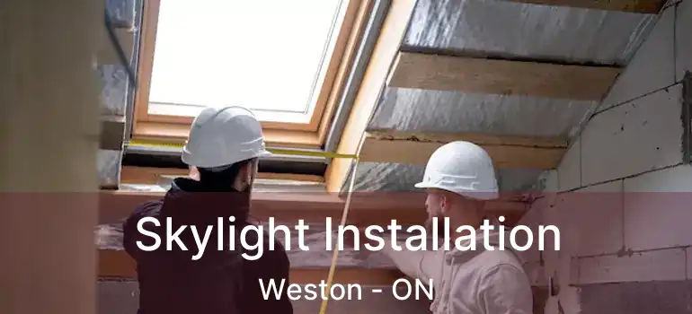  Skylight Installation Weston - ON