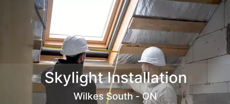  Skylight Installation Wilkes South - ON