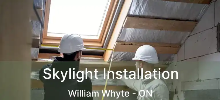  Skylight Installation William Whyte - ON