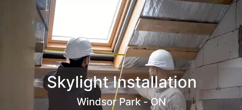  Skylight Installation Windsor Park - ON