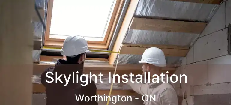  Skylight Installation Worthington - ON