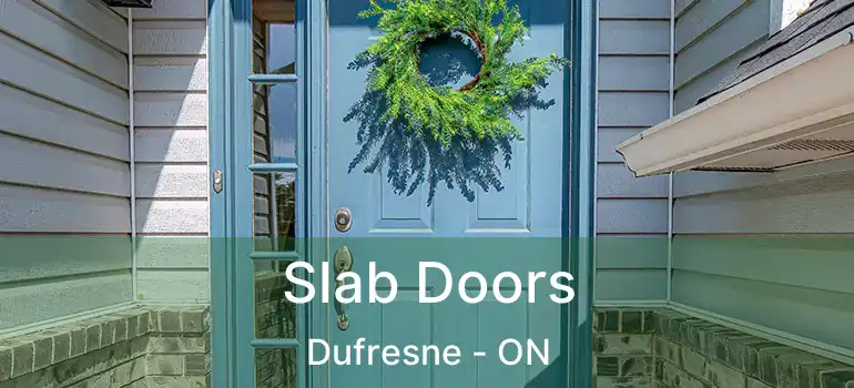  Slab Doors Dufresne - ON