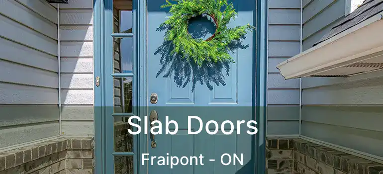  Slab Doors Fraipont - ON