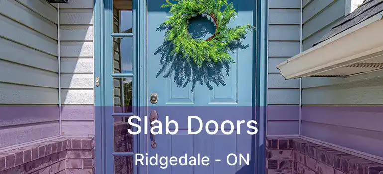  Slab Doors Ridgedale - ON