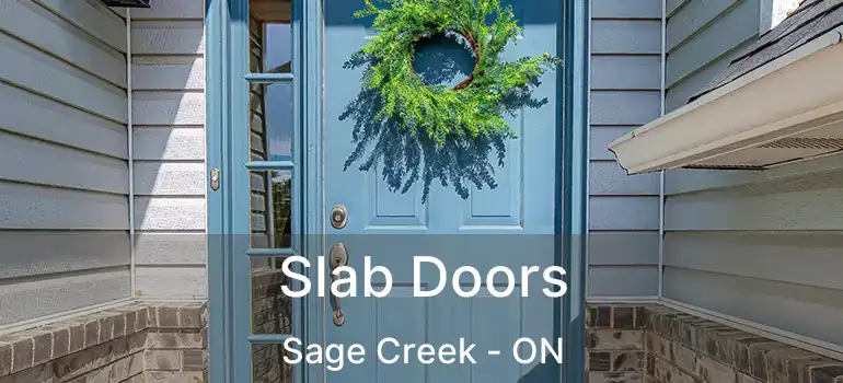  Slab Doors Sage Creek - ON