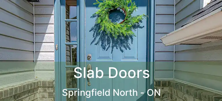  Slab Doors Springfield North - ON