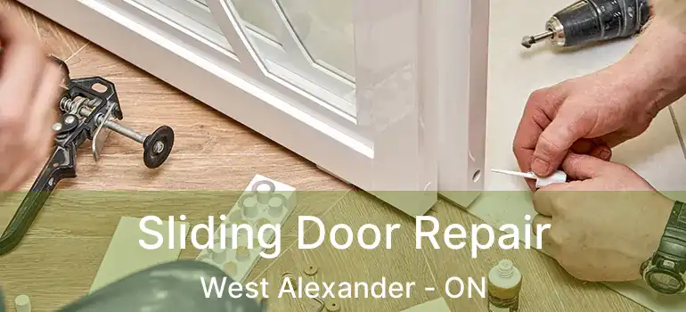  Sliding Door Repair West Alexander - ON