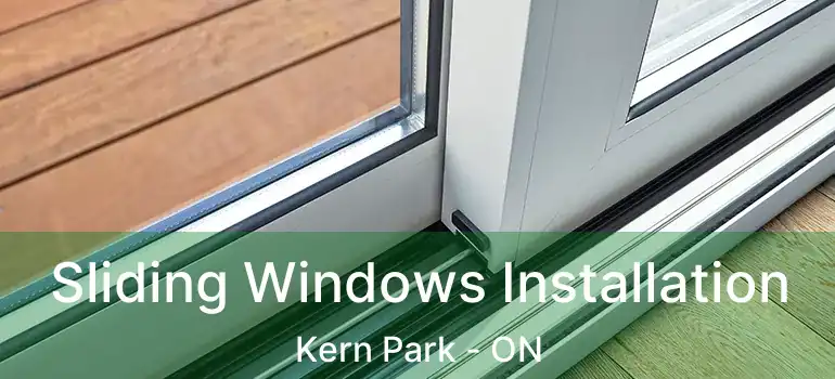  Sliding Windows Installation Kern Park - ON