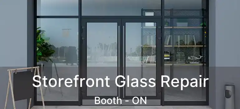  Storefront Glass Repair Booth - ON