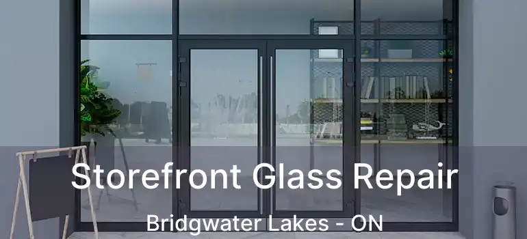  Storefront Glass Repair Bridgwater Lakes - ON
