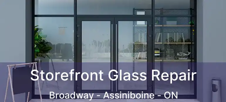  Storefront Glass Repair Broadway - Assiniboine - ON