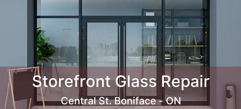  Storefront Glass Repair Central St. Boniface - ON