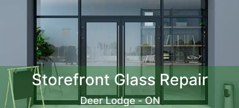  Storefront Glass Repair Deer Lodge - ON