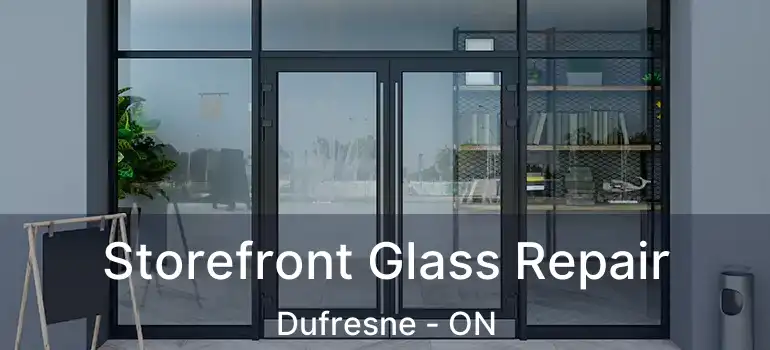  Storefront Glass Repair Dufresne - ON