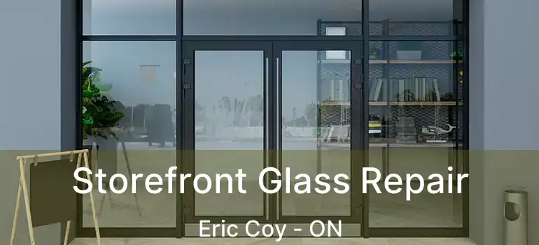  Storefront Glass Repair Eric Coy - ON