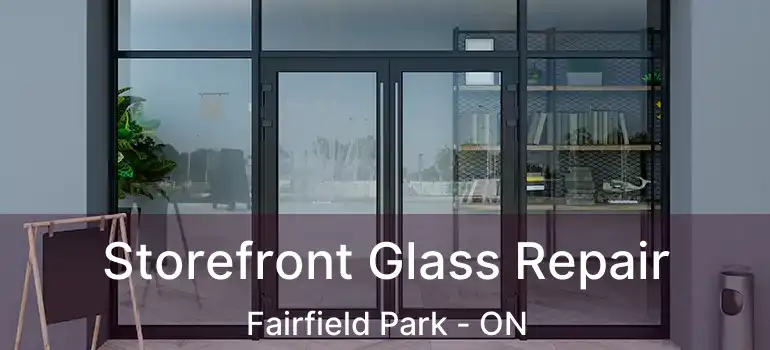  Storefront Glass Repair Fairfield Park - ON