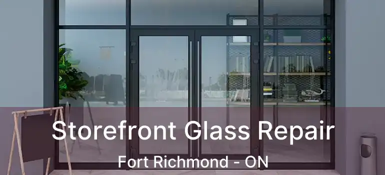  Storefront Glass Repair Fort Richmond - ON