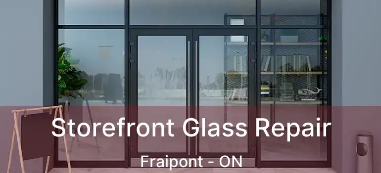  Storefront Glass Repair Fraipont - ON