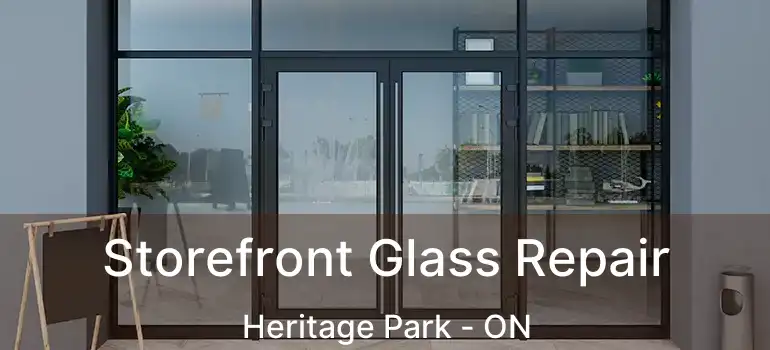  Storefront Glass Repair Heritage Park - ON