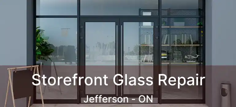  Storefront Glass Repair Jefferson - ON