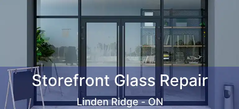  Storefront Glass Repair Linden Ridge - ON