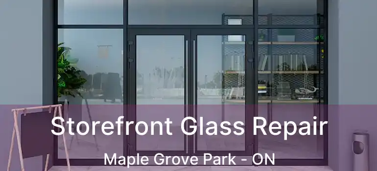  Storefront Glass Repair Maple Grove Park - ON