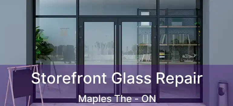  Storefront Glass Repair Maples The - ON