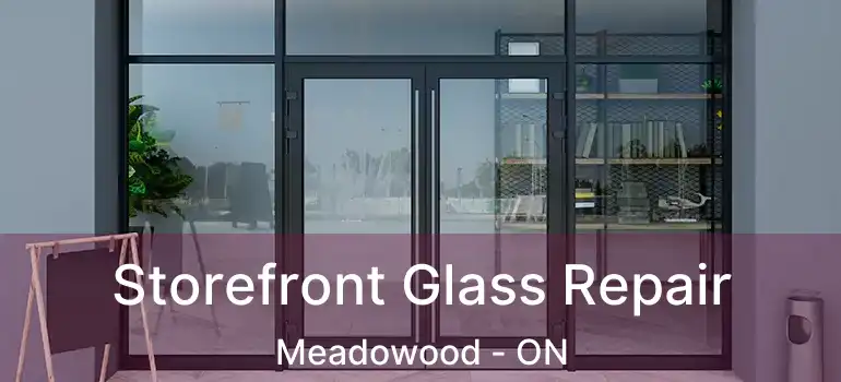 Storefront Glass Repair Meadowood - ON