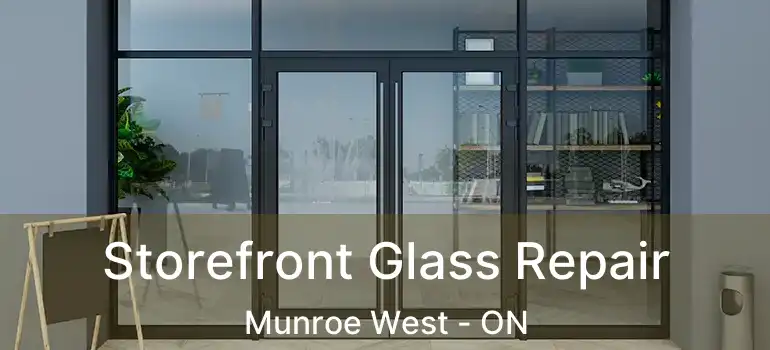  Storefront Glass Repair Munroe West - ON