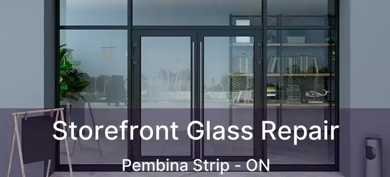  Storefront Glass Repair Pembina Strip - ON