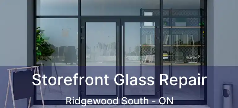  Storefront Glass Repair Ridgewood South - ON