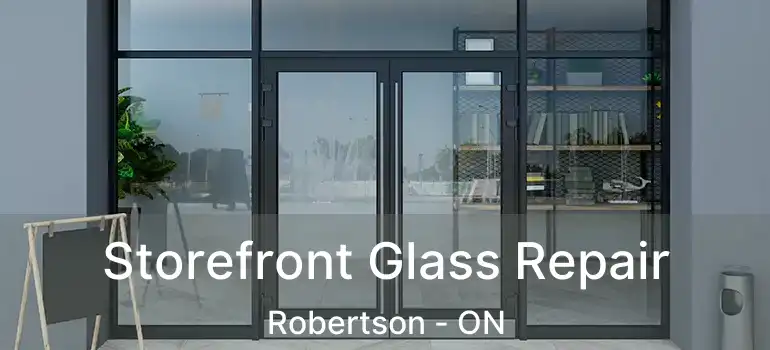 Storefront Glass Repair Robertson - ON