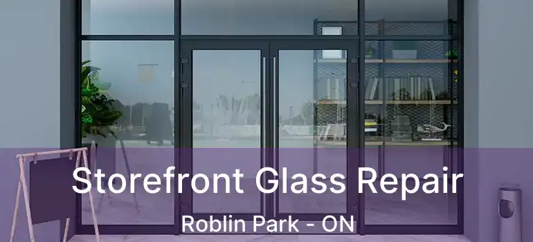  Storefront Glass Repair Roblin Park - ON