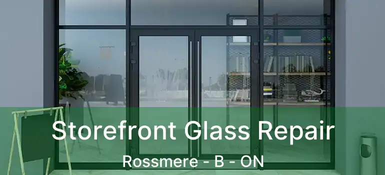  Storefront Glass Repair Rossmere - B - ON
