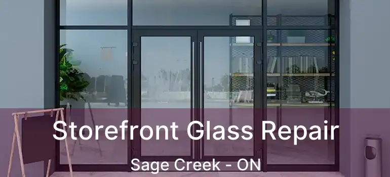  Storefront Glass Repair Sage Creek - ON