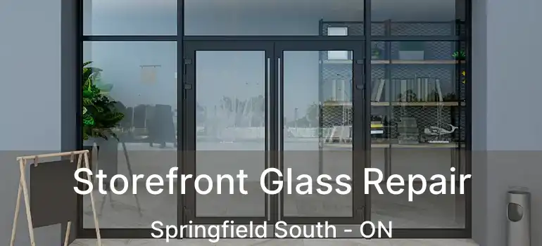  Storefront Glass Repair Springfield South - ON
