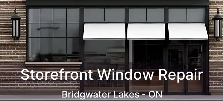  Storefront Window Repair Bridgwater Lakes - ON