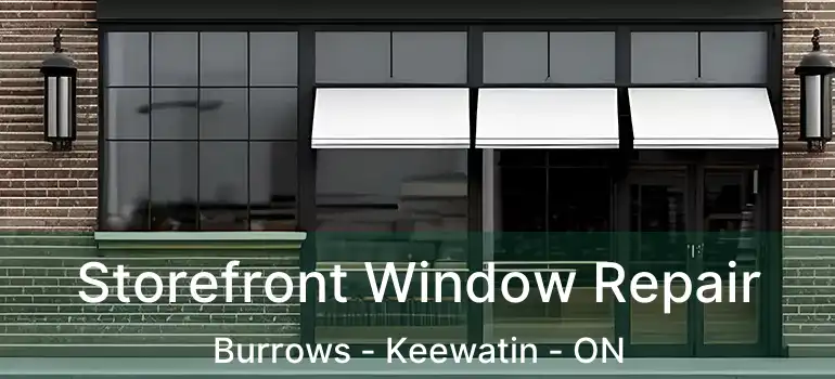  Storefront Window Repair Burrows - Keewatin - ON