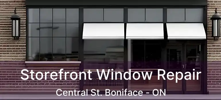  Storefront Window Repair Central St. Boniface - ON