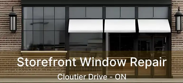  Storefront Window Repair Cloutier Drive - ON