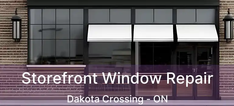  Storefront Window Repair Dakota Crossing - ON