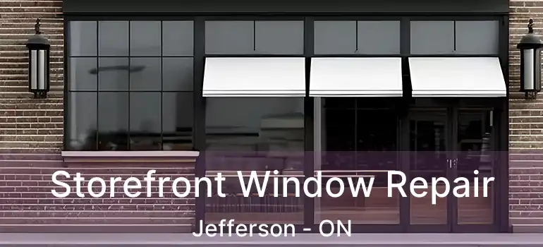  Storefront Window Repair Jefferson - ON