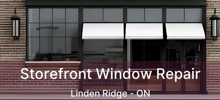  Storefront Window Repair Linden Ridge - ON