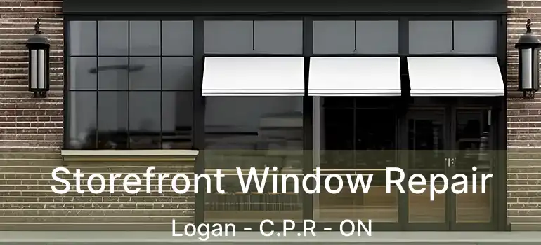  Storefront Window Repair Logan - C.P.R - ON