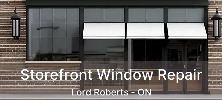  Storefront Window Repair Lord Roberts - ON