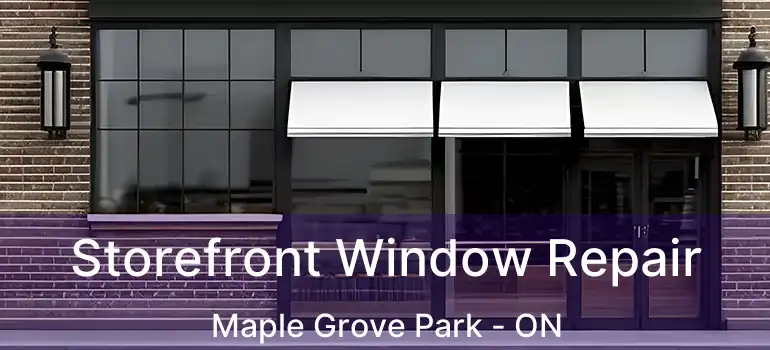  Storefront Window Repair Maple Grove Park - ON