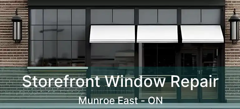  Storefront Window Repair Munroe East - ON