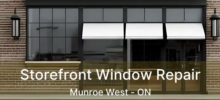  Storefront Window Repair Munroe West - ON